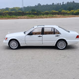 [TOY] 1:24 Mercedes-Benz 1991 600 SEL White Model Car Die-Cast