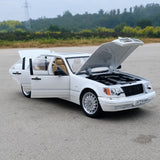 [TOY] 1:24 Mercedes-Benz 1991 600 SEL White Model Car Die-Cast