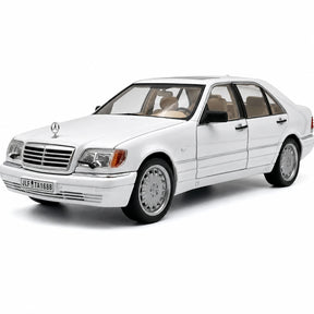 [TOY] 1:24 Mercedes-Benz 1991 600 SEL White Model Car Die-Cast