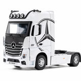 [TOY] 1:24 Mercedes-Benz 2012 Actros White Model Car Die-Cast
