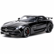 Mercedes-Benz 2013 SLS AMG الأسود Series الأسود 1:24 – مجسم سيارة معدني للعرض