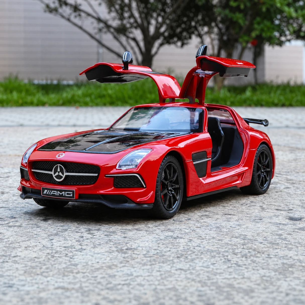 [TOY] 1:24 Mercedes-Benz 2013 SLS AMG Black Series Red Model Car Die-Cast
