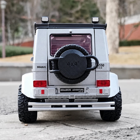 Mercedes-Brabus 2017 G550 4×4 1:24 bianco – modello espositivo pressofuso