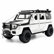 Mercedes-Brabus 2017 G550 4×4 1:24 bianco – modello espositivo pressofuso
