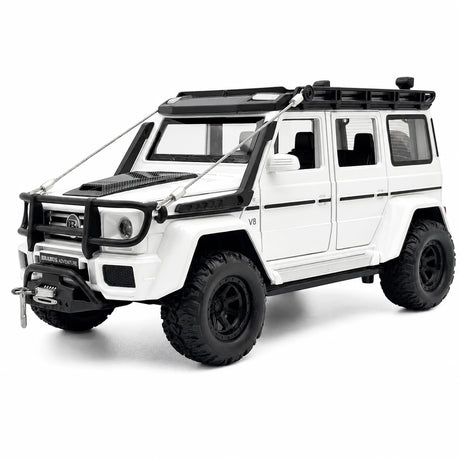 Mercedes-Brabus 2017 G550 4×4 1:24 bianco – modello espositivo pressofuso
