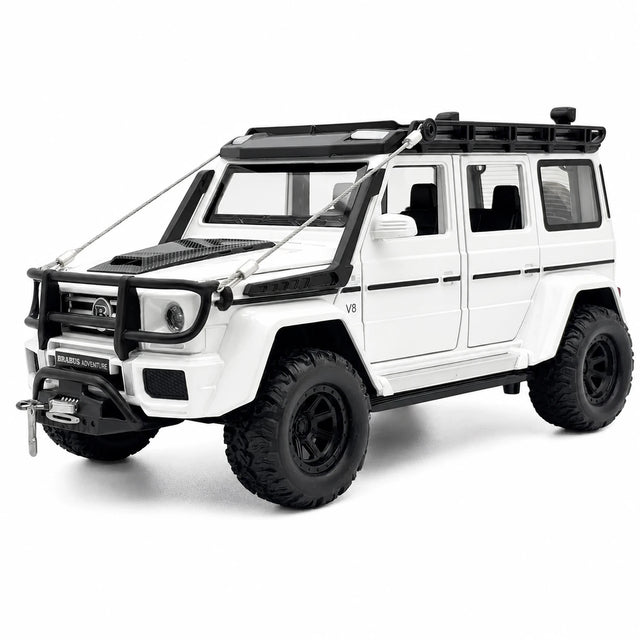 Mercedes-Brabus 2017 G550 4×4 1:24 bianco – modello espositivo pressofuso