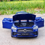 [TOY] 1:24 Mercedes-Benz 2017 E400 C238 Blue Model Car Die-Cast