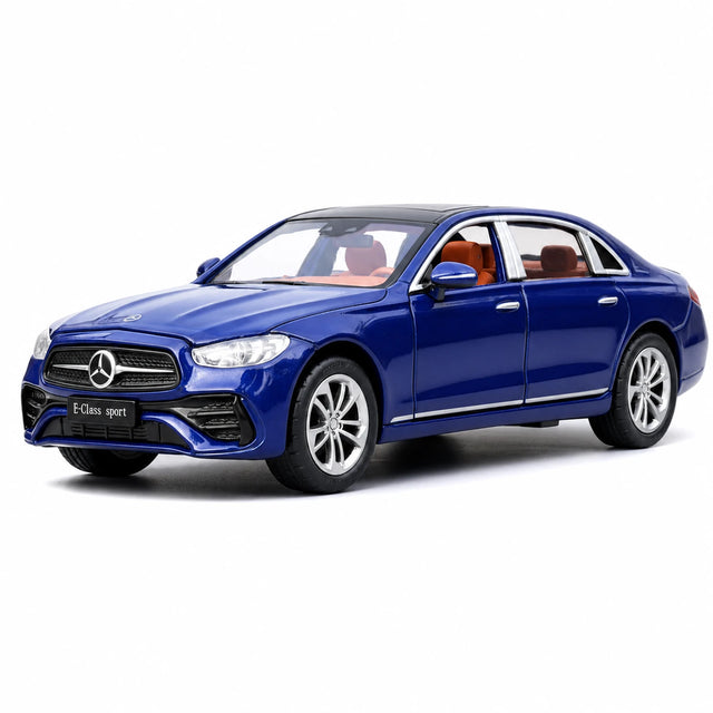 [TOY] 1:24 Mercedes-Benz 2017 E400 C238 Blue Model Car Die-Cast