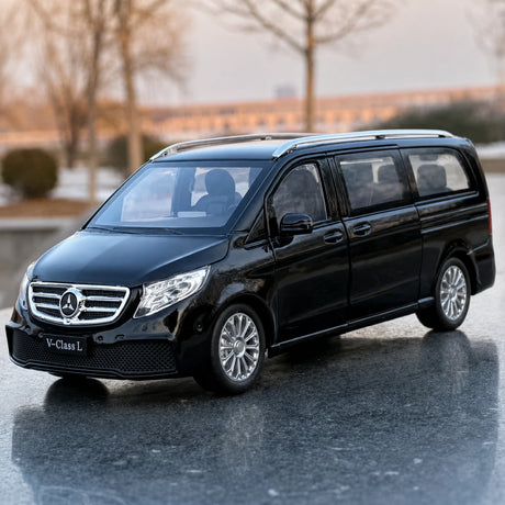 [TOY] 1:24 Mercedes-Benz 2018 V260L nero modellino di auto Die-Cast