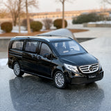 [TOY] 1:24 Mercedes-Benz 2018 V260L musta pienoismalli Die-Cast
