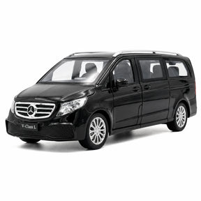 [TOY] 1:24 Mercedes-Benz 2018 V260L musta pienoismalli Die-Cast