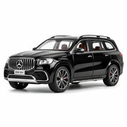 Mercedes-Benz 2020 GLS63 musta 1:24 – painevalettu pienoismalli esillepanoon