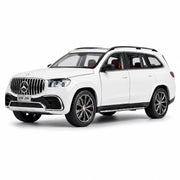 Mercedes-Benz 2020 GLS63 valkoinen 1:24 – painevalettu pienoismalli esillepanoon