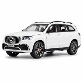 [TOY] 1:24 Mercedes-Benz 2020 GLS63 White Model Car Die-Cast