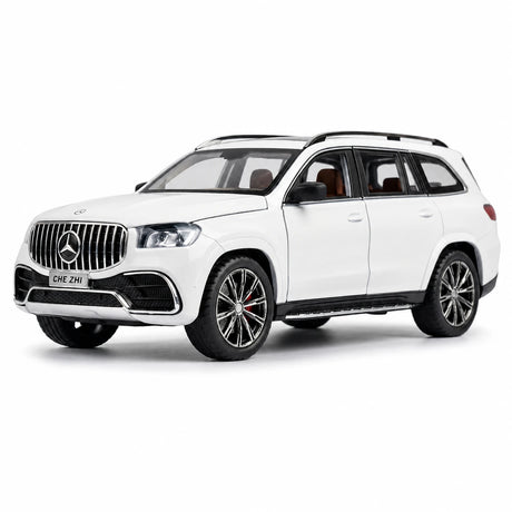 [TOY] 1:24 Mercedes-Benz 2020 GLS63 bianco modellino di auto Die-Cast