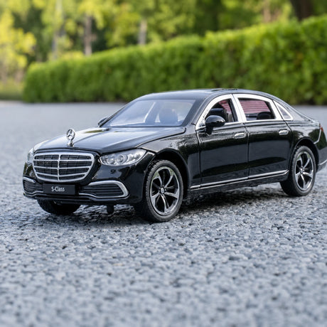 [TOY] 1:24 Mercedes-Benz 2020 S400L nero modellino di auto Die-Cast