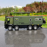 [TOY] 1:24 Mercedes-Arocs 2022 Nomadism Navigator F II Green Model Car Die-Cast