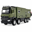 [TOY] 1:24 Mercedes-Arocs 2022 Nomadism Navigator F II Green Model Car Die-Cast