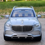 Mercedes-Maybach 2021 GLS600 Silver 1:24 – Modello espositivo in pressofusione