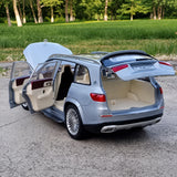 Mercedes-Maybach 2021 GLS600 Silver 1:24 – Modello espositivo in pressofusione