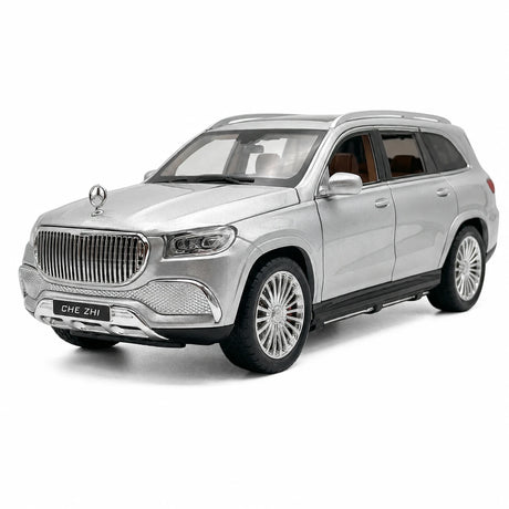 Mercedes-Maybach 2021 GLS600 Silver 1:24 – Modello espositivo in pressofusione