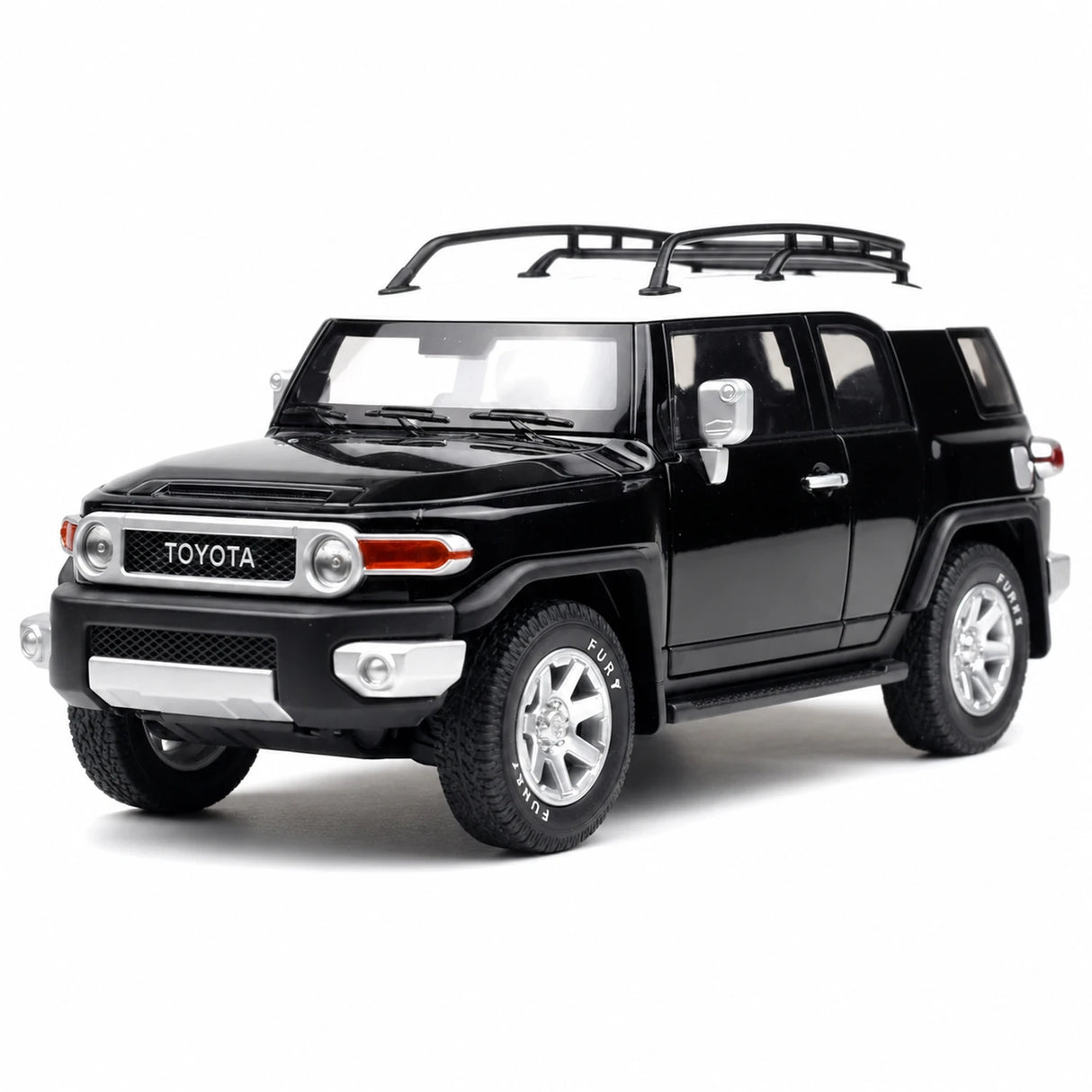 Toyota 2007 FJ Cruiser Black 1:24 – model wyświetlacza odlewanego