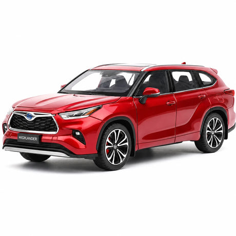 Toyota 2019 Highlander XU70 Red 1:24 – model wyświetlacza odlewany