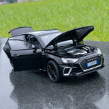 [TOY] 1:32 Audi 2025 A4L svart modellbil Die-Cast