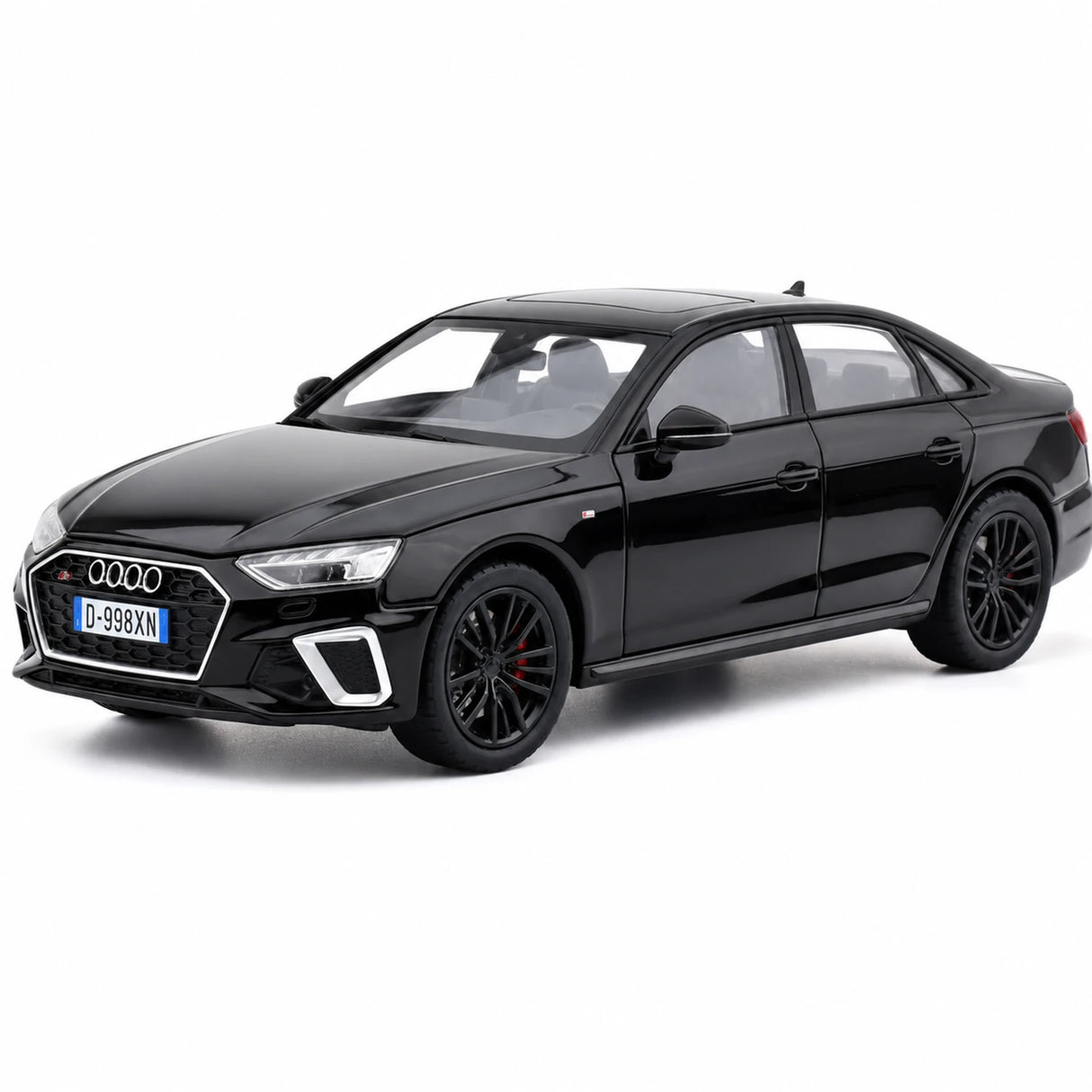 [TOY] 1:32 Audi 2025 A4L svart modellbil Die-Cast