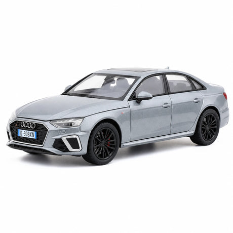 Audi 2025 A4L cinzento 1:32 – modelo de exposição em metal fundido