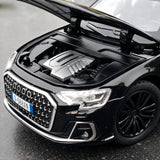[TOY] 1:32 Audi 2022 A8L svart modellbil Die-Cast
