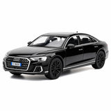 [TOY] 1:32 Audi 2022 A8L svart modellbil Die-Cast