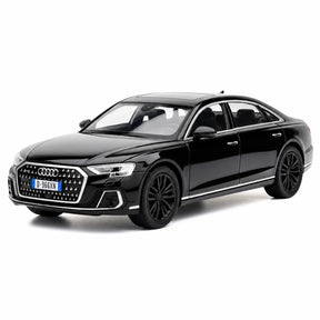 [TOY] 1:32 Audi 2022 A8L svart modellbil Die-Cast