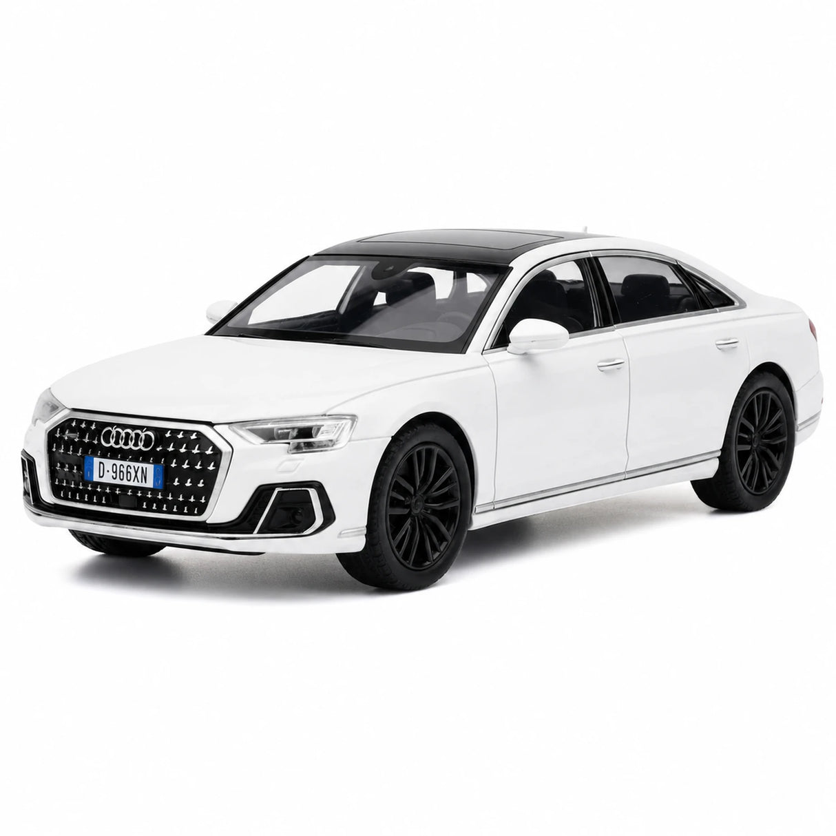 [TOY] 1:32 Audi 2022 A8L vit modellbil Die-Cast