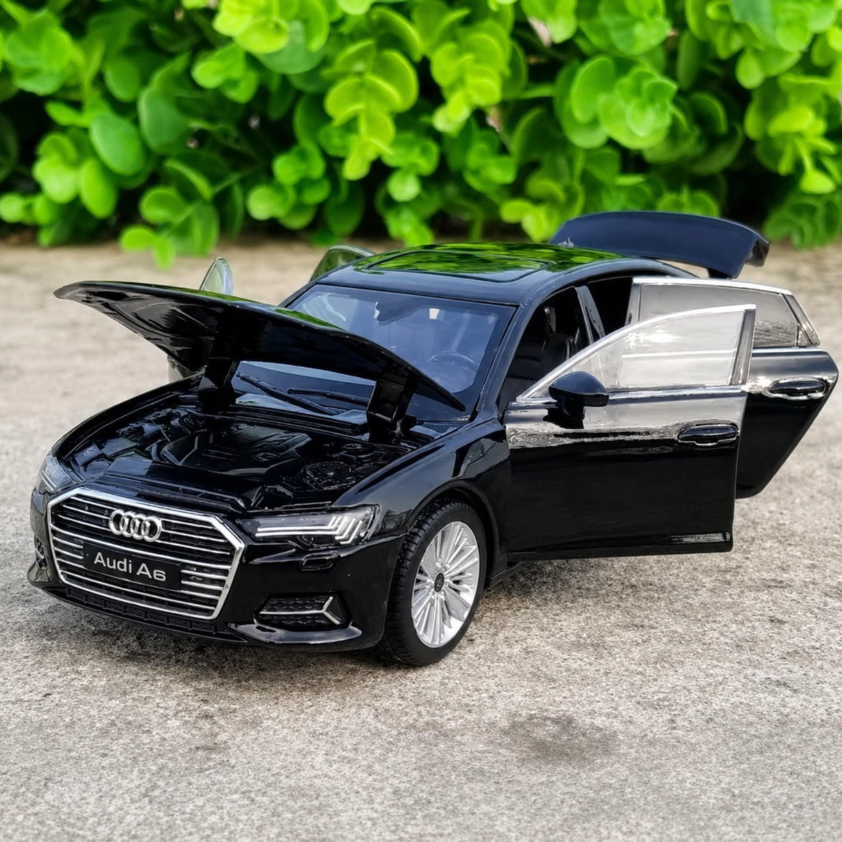[TOY] 1:32 Audi 2019 A6 Black Model Car Die-Cast