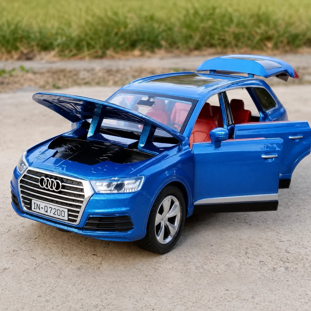 [TOY] 1:32 Audi 2019 Q7 Blue Model Car Die-Cast