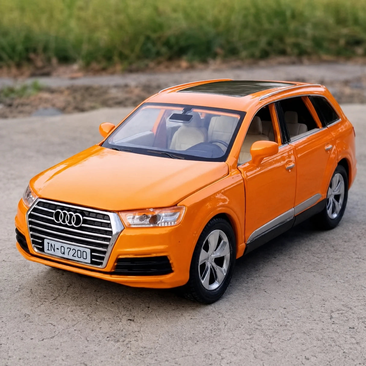 [TOY] 1:32 Audi 2019 Q7 orange modellbil Die-Cast