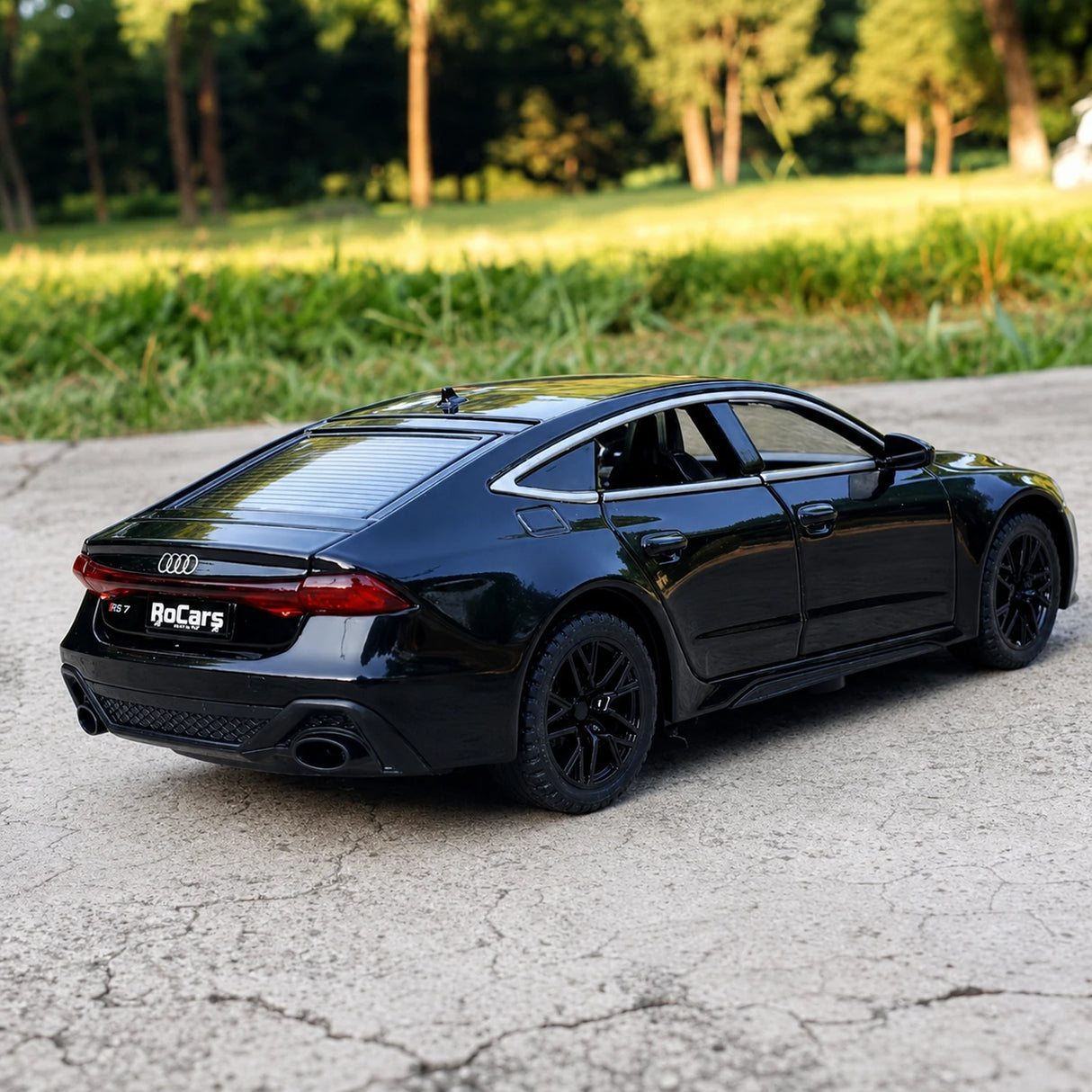 [TOY] 1:32 Audi 2024 RS7 Black Model Car Die-Cast