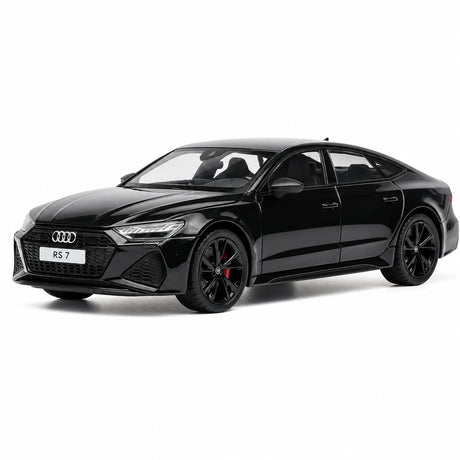 Audi 2024 RS7 preto 1:32 – modelo de exposição em metal fundido