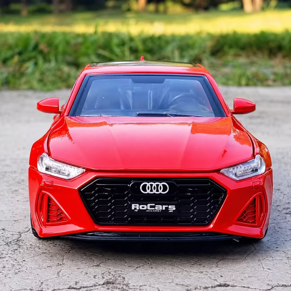 Audi 2024 RS7 أحمر 1:32 – نموذج عرض معدني مصبوب
