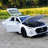 Audi 2024 RS7 وايت 1:32 – نموذج عرض مصبوب بالقالب