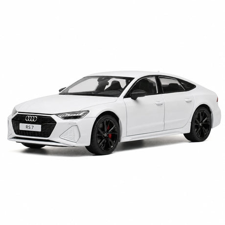 Audi 2024 RS7 branco 1:32 – modelo de exposição em metal fundido