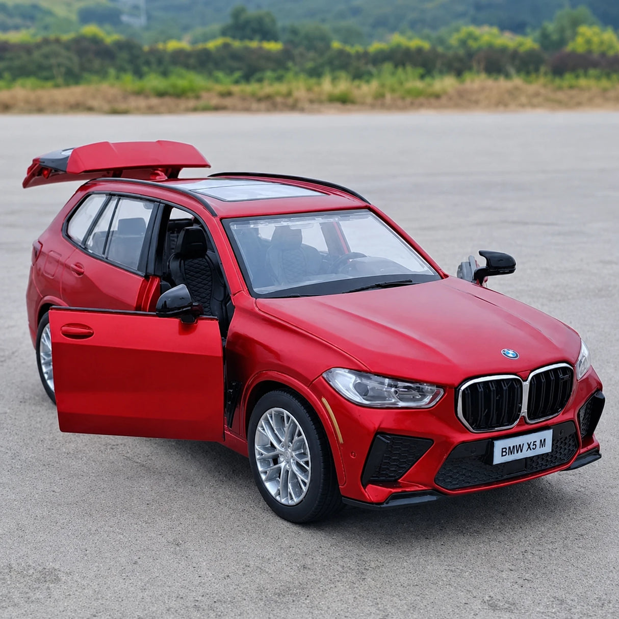 [TOY] 1:32 BMW 2019 F95 X5 M Red Model Car Die-Cast