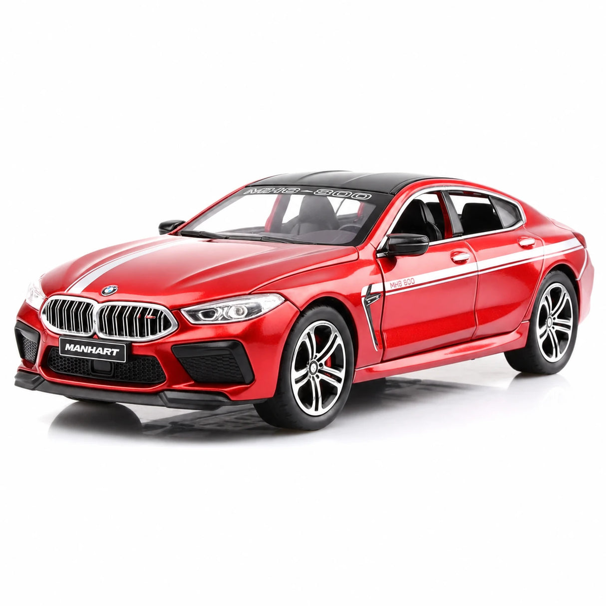[TOY] 1:32 BMW 2019 F9X MANHART MH8 800 Red Model Car Die-Cast