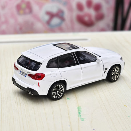 [TOY] 1:32 BMW 2022 F97 X3M White Model Car Die-Cast