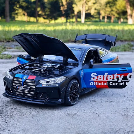 BMW 2023 G82 M4 MotoGP Safety Car Black 1:32 – Diecast Display Model Die-Cast