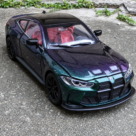 [TOY] 1:32 BMW 2023 G82 M4 Purple Model Car Die-Cast