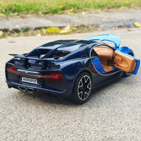[TOY] 1:32 Bugatti 2016 Chiron Blue Model Car Die-Cast