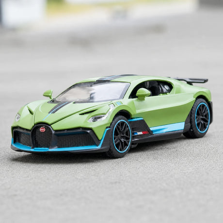[TOY] 1:32 Bugatti 2019 Divo Green Model Car Die-Cast
