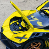 [TOY] 1:32 Bugatti 2021 Bolide gul modellbil Die-Cast